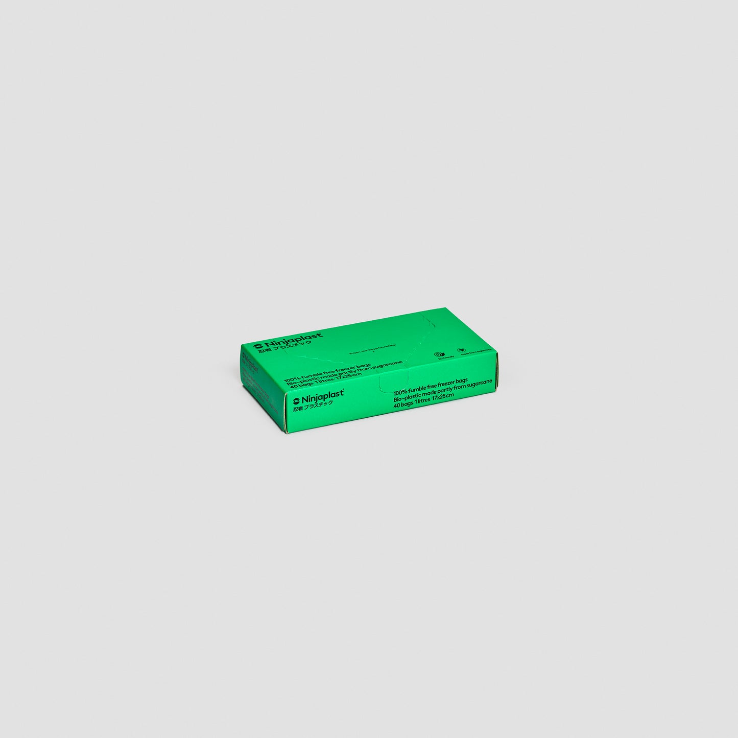 Gefrierbeutel Bioplastik,1 Liter 40er-Pack